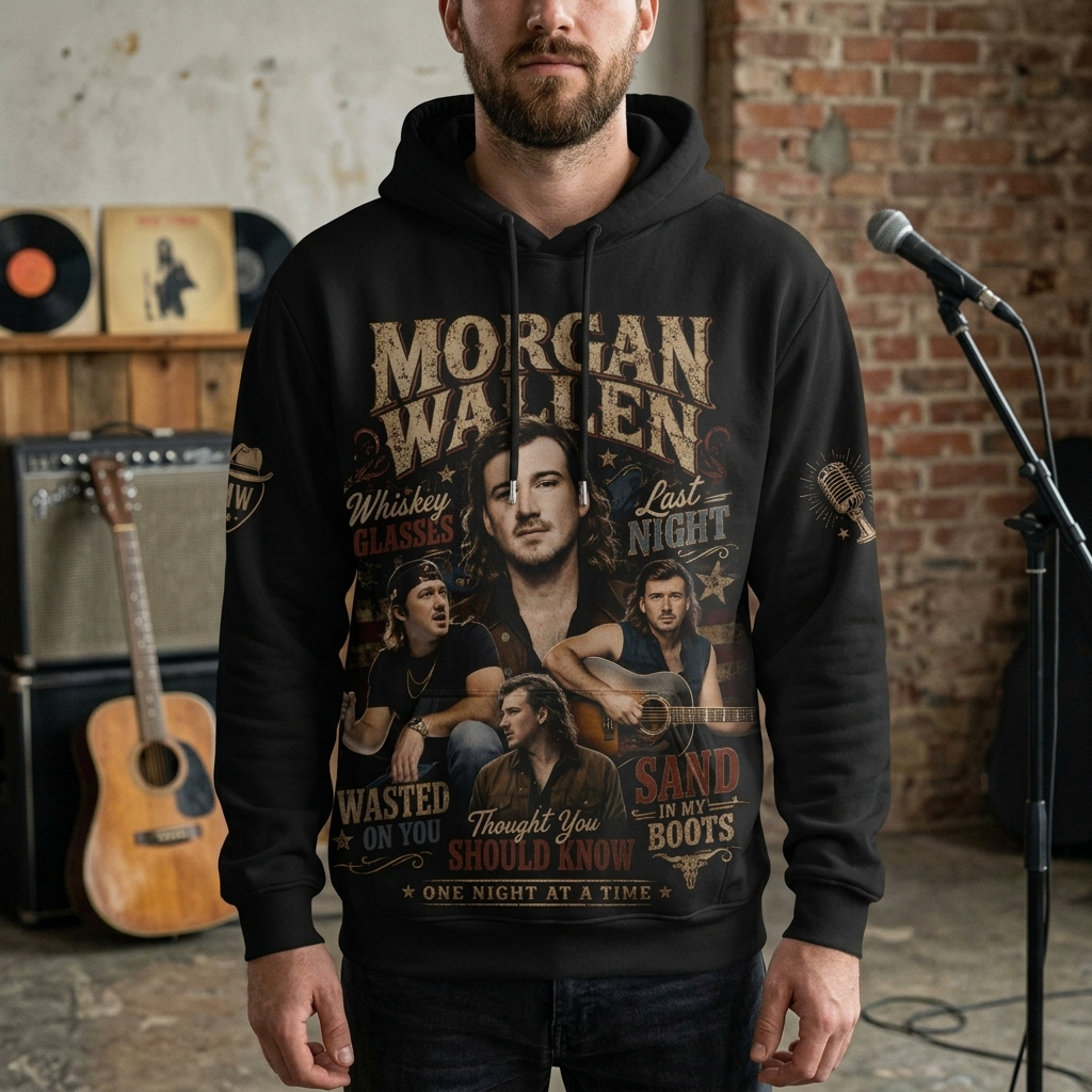 Morgan Wallen Country Music Shirt — Vintage Western Fan Graphic Tee