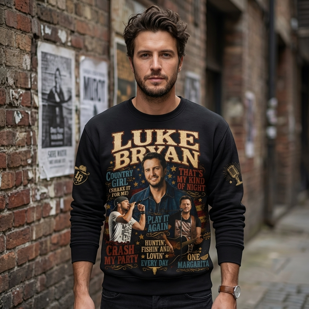 Luke Bryan Country Music Shirt — Vintage Western Fan Graphic Tee