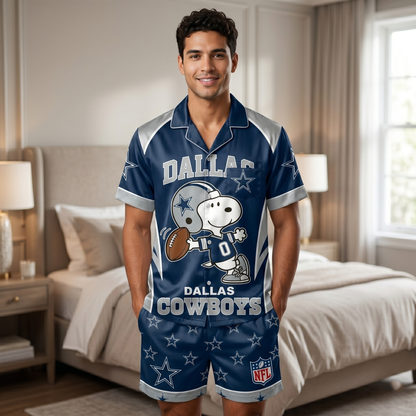 SHORT-SLEEVE PAJAMAS SET FOR TOP TEAM FAN