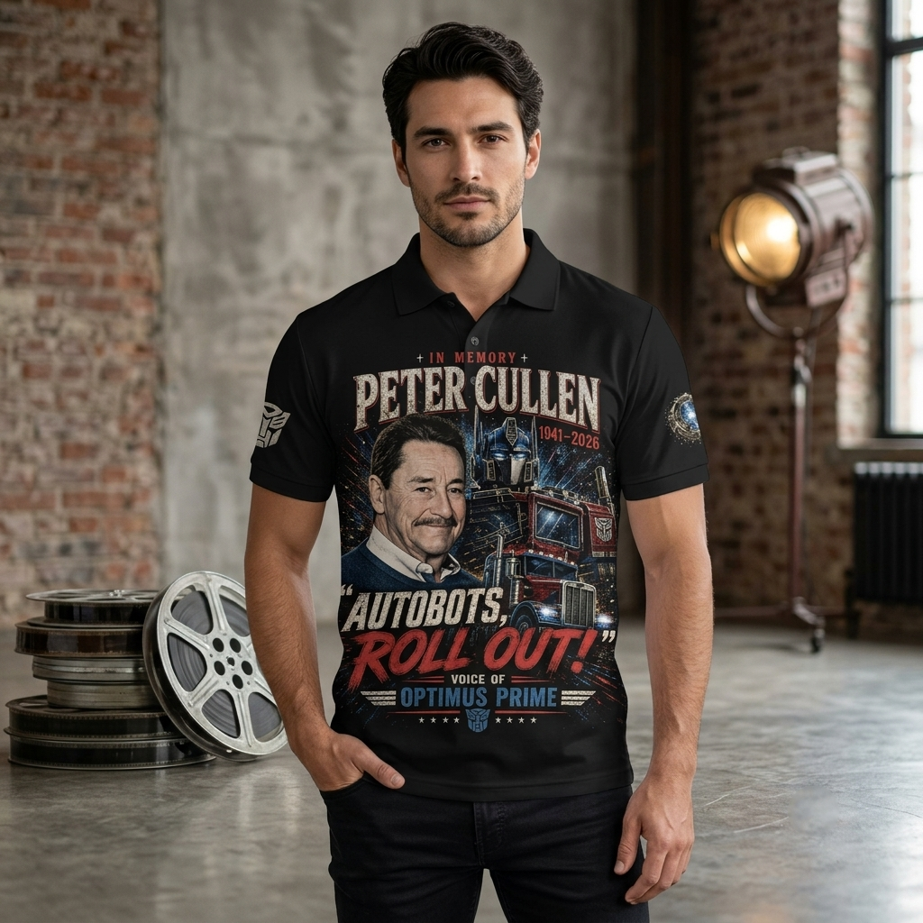 Peter Cullen Tribute Shirt — Vintage Robot Hero Voice Icon Gift