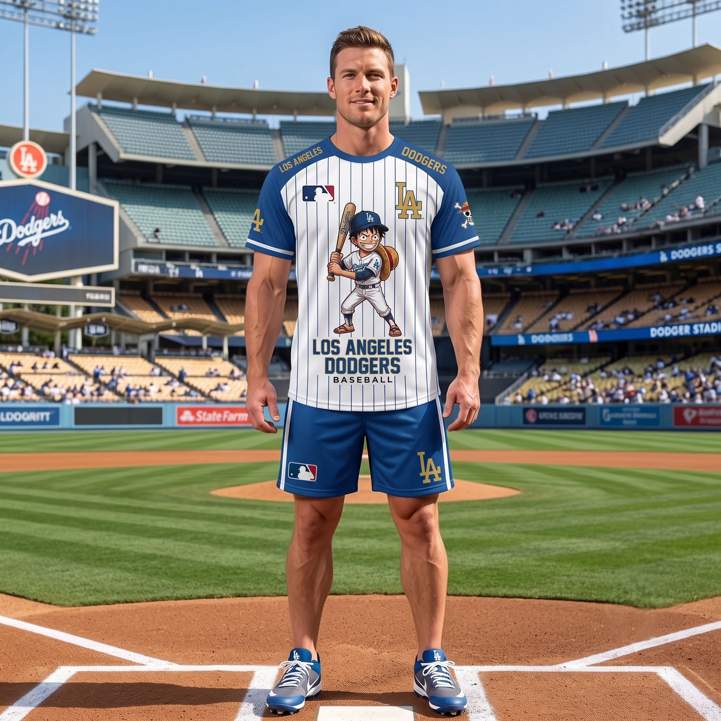 All 30 Teams Available-COMBO GIFTS FOR BASEBALL FAN | Sport Fan Set — T-Shirt + Shorts