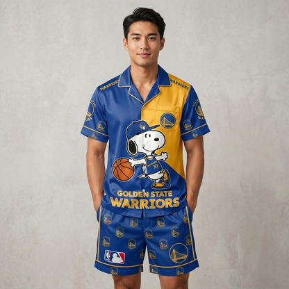 SHORT-SLEEVE PAJAMAS SET FOR BASKETBALL FAN