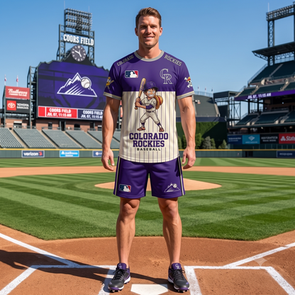 All 30 Teams Available-COMBO GIFTS FOR BASEBALL FAN | Sport Fan Set — T-Shirt + Shorts