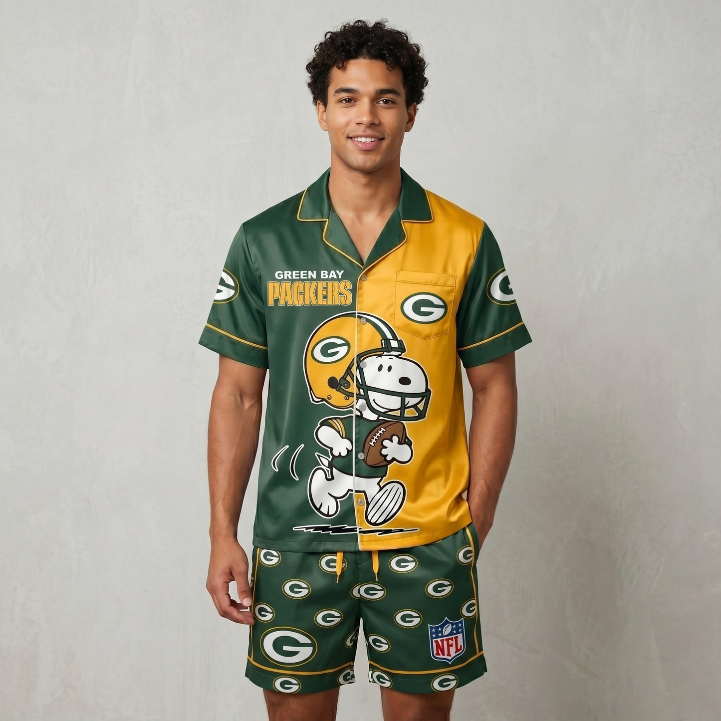 SHORT-SLEEVE PAJAMAS SET FOR TOP TEAM FAN