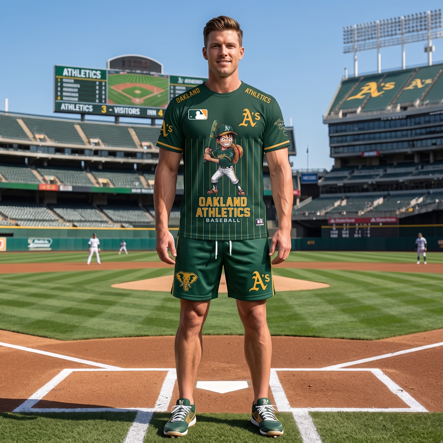 All 30 Teams Available-COMBO GIFTS FOR BASEBALL FAN | Sport Fan Set — T-Shirt + Shorts