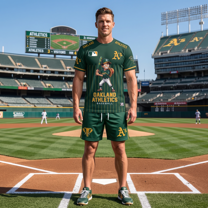 All 30 Teams Available-COMBO GIFTS FOR BASEBALL FAN | Sport Fan Set — T-Shirt + Shorts