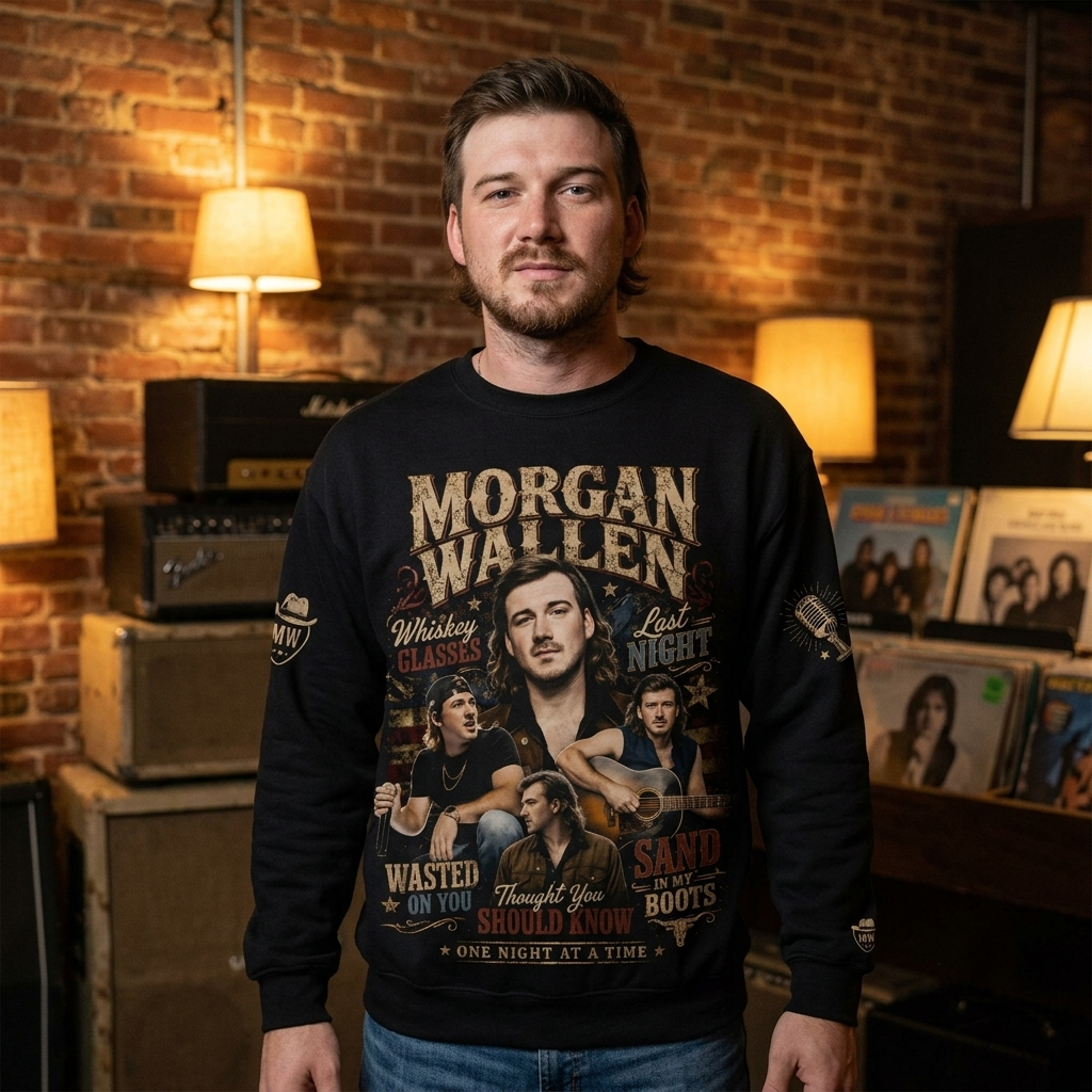 Morgan Wallen Country Music Shirt — Vintage Western Fan Graphic Tee