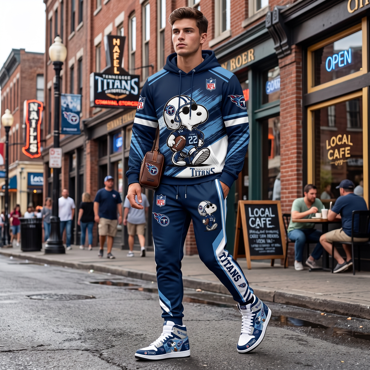 NFL Dog Football Fan Hoodie & Sweatpants & High Sneakers | All 32 Teams Available