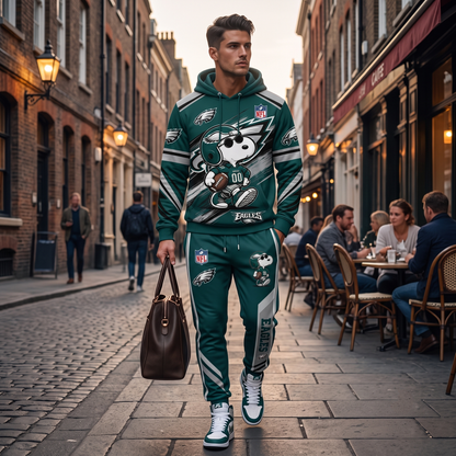 NFL Dog Football Fan Hoodie & Sweatpants & High Sneakers | All 32 Teams Available