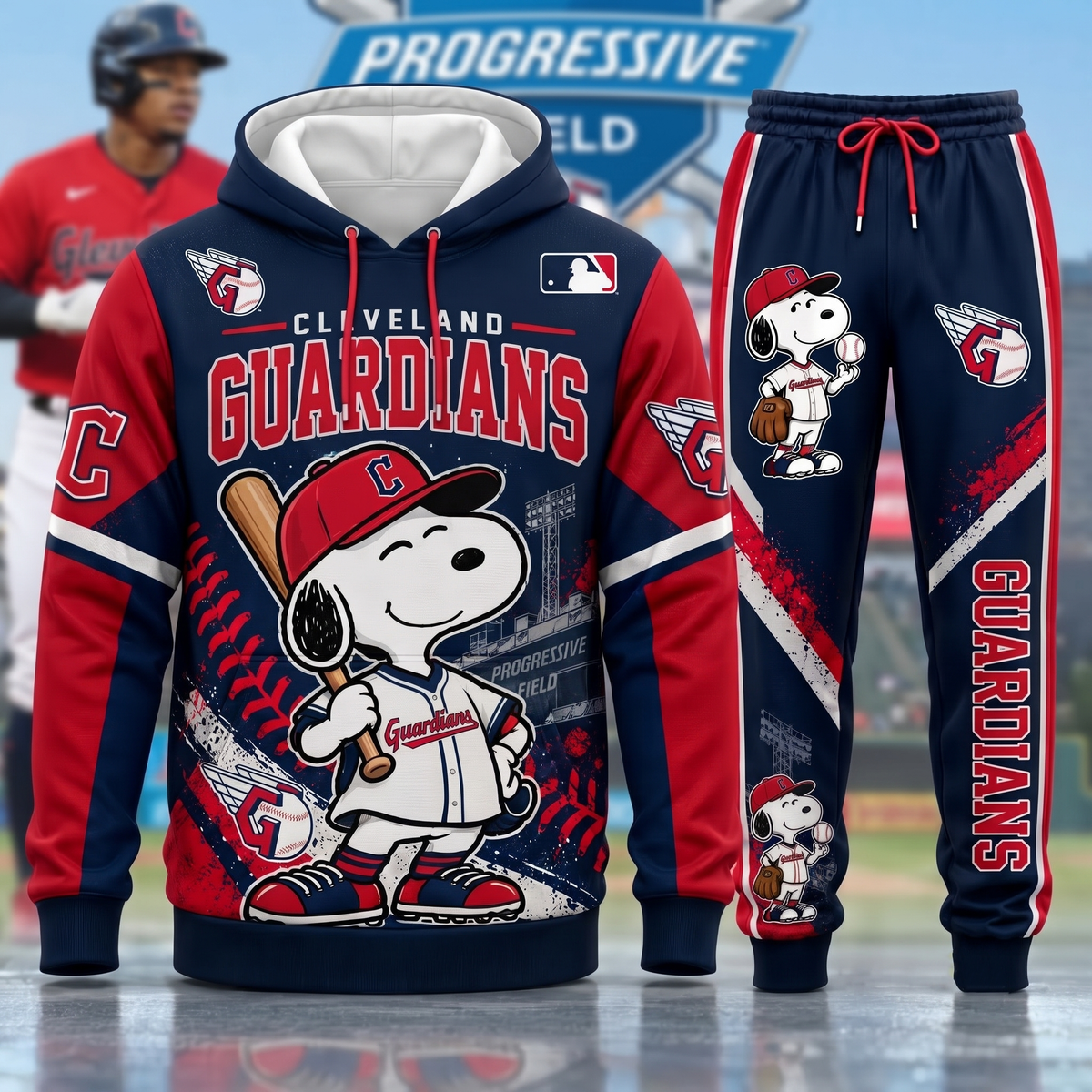 MLB Sport Fan Set — Hoodie & Sweatpants Set | All 30 Teams Available -Ver2