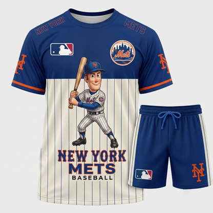 All 30 Teams Available-COMBO GIFTS FOR BASEBALL FAN | Sport Fan Set — T-Shirt + Shorts