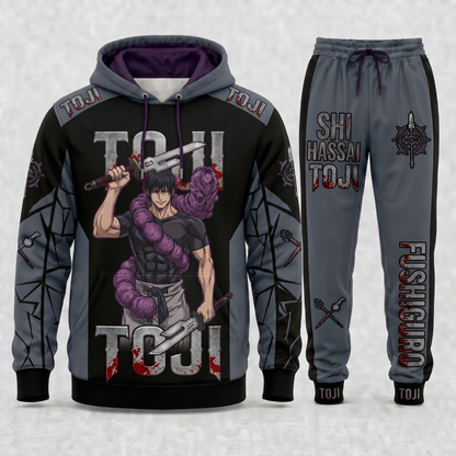 Limited Edition Cursed Academy Fan Set — Hoodie & Sweatpant | Anime Gift - Custom Fan Apparel Image 11