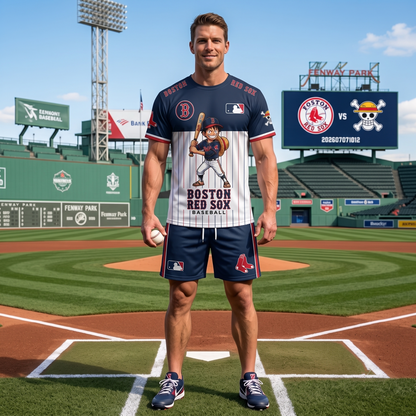 All 30 Teams Available-COMBO GIFTS FOR BASEBALL FAN | Sport Fan Set — T-Shirt + Shorts