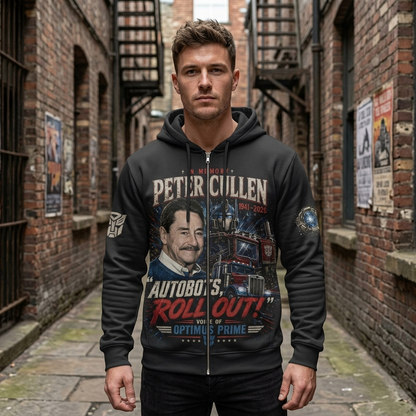 Peter Cullen Tribute Shirt — Vintage Robot Hero Voice Icon Gift