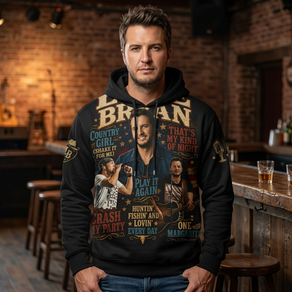 Luke Bryan Country Music Shirt — Vintage Western Fan Graphic Tee