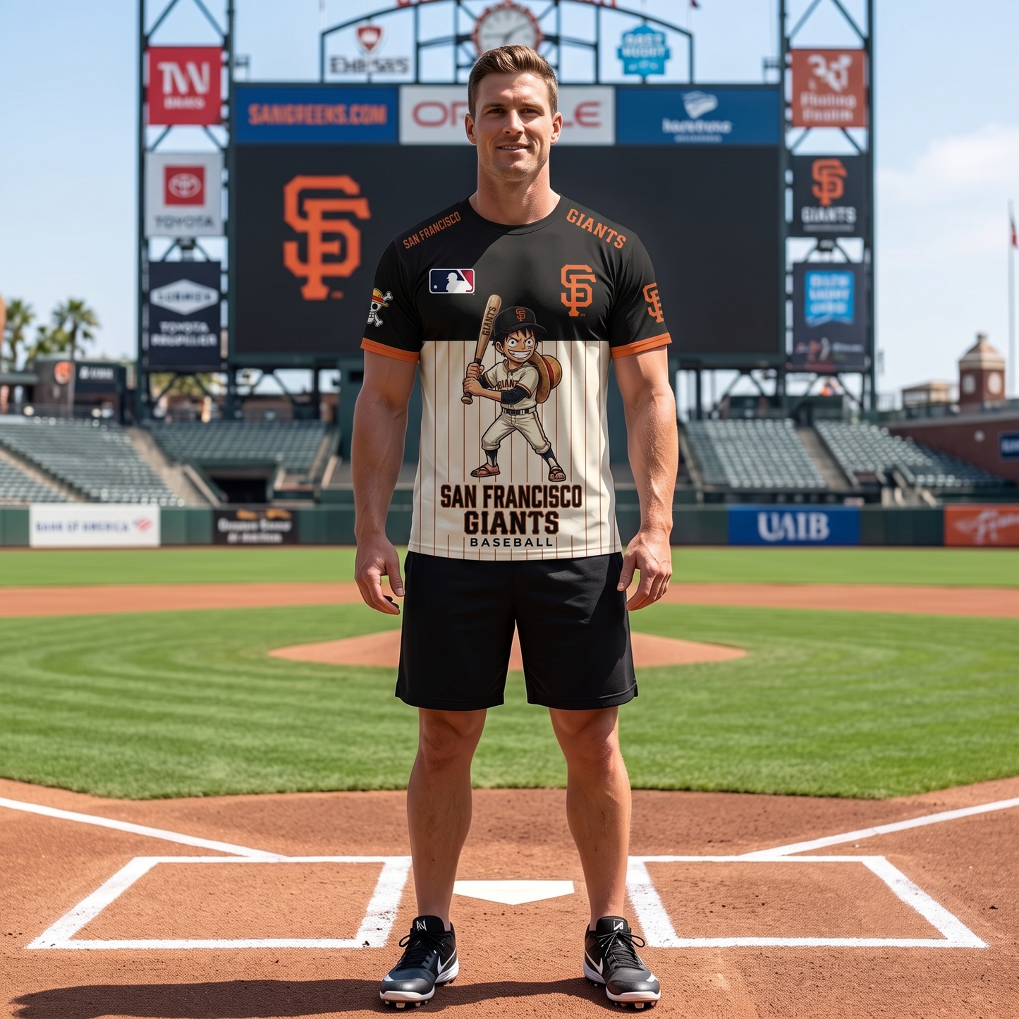 All 30 Teams Available-COMBO GIFTS FOR BASEBALL FAN | Sport Fan Set — T-Shirt + Shorts