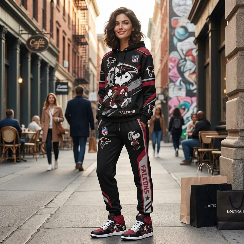 NFL Dog Football Fan Hoodie & Sweatpants & High Sneakers | All 32 Teams Available