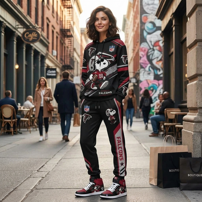 NFL Dog Football Fan Hoodie & Sweatpants & High Sneakers | All 32 Teams Available