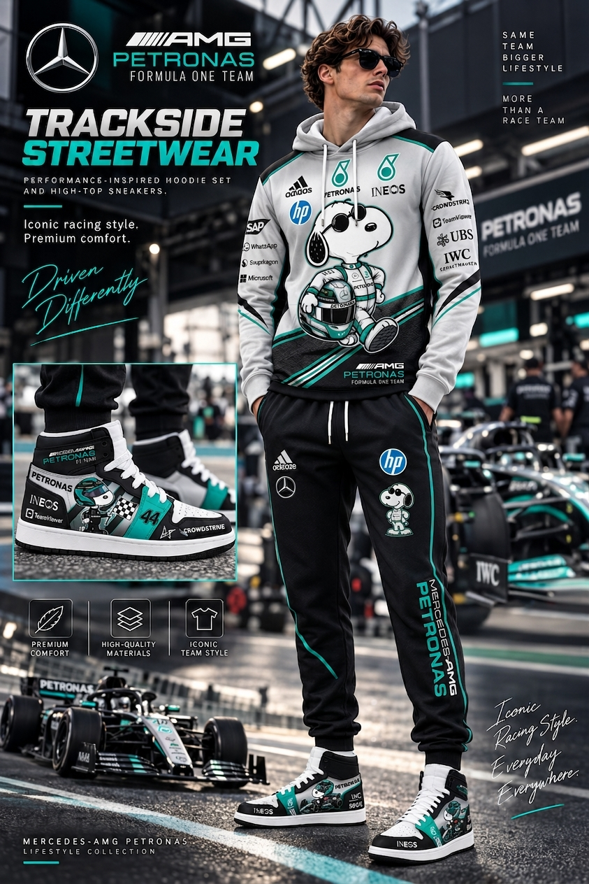 Sport Racing Fan Hoodie Set & High Sneakers | All 11 Formula Teams Available