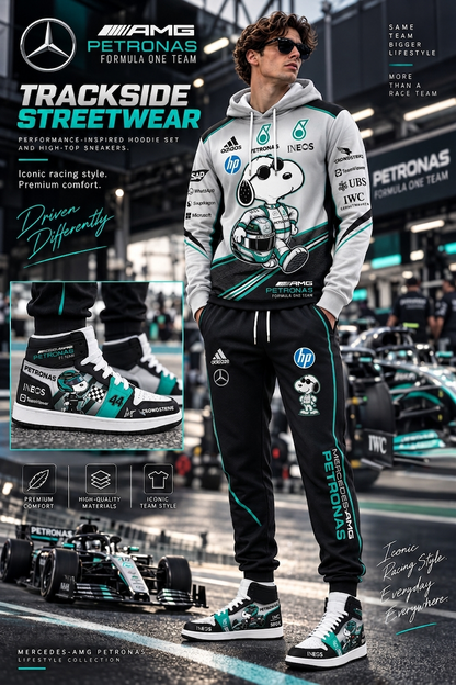 Sport Racing Fan Hoodie Set & High Sneakers | All 11 Formula Teams Available