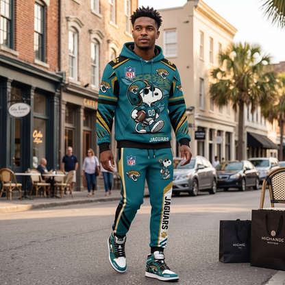 NFL Dog Football Fan Hoodie & Sweatpants & High Sneakers | All 32 Teams Available