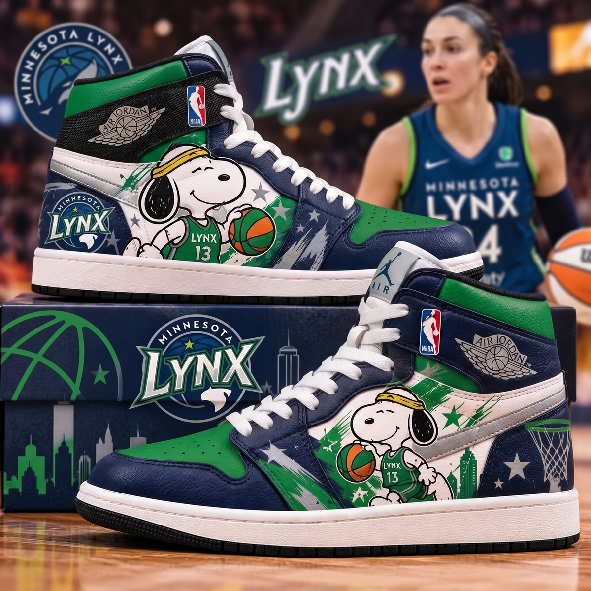 Women’s Basketball Fan High Sneakers | All 15 WNBA Teams Available -Ver3