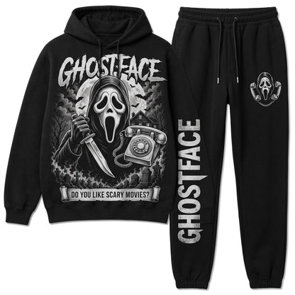 Horror Slashers Squad Halloween Hoodie & Pants Set