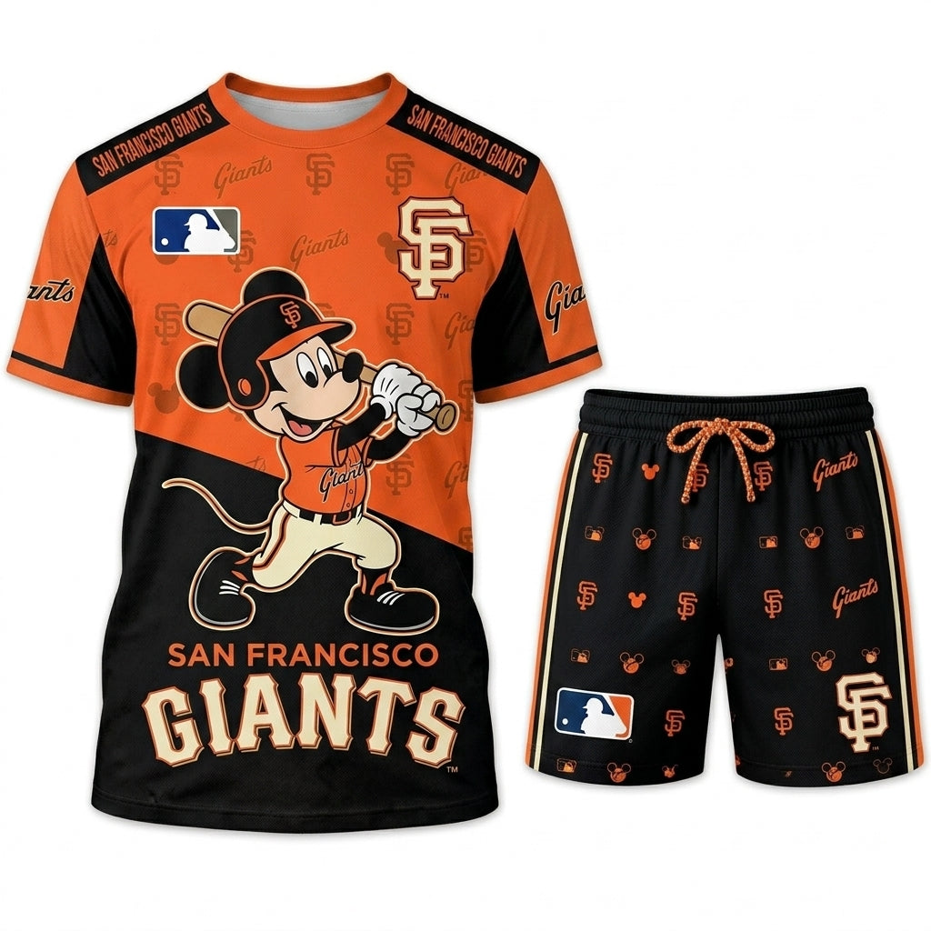 All 30 BASEBALL Teams Available-COMBO GIFTS FOR FAN | Sport Fan Set — T-Shirt + Shorts