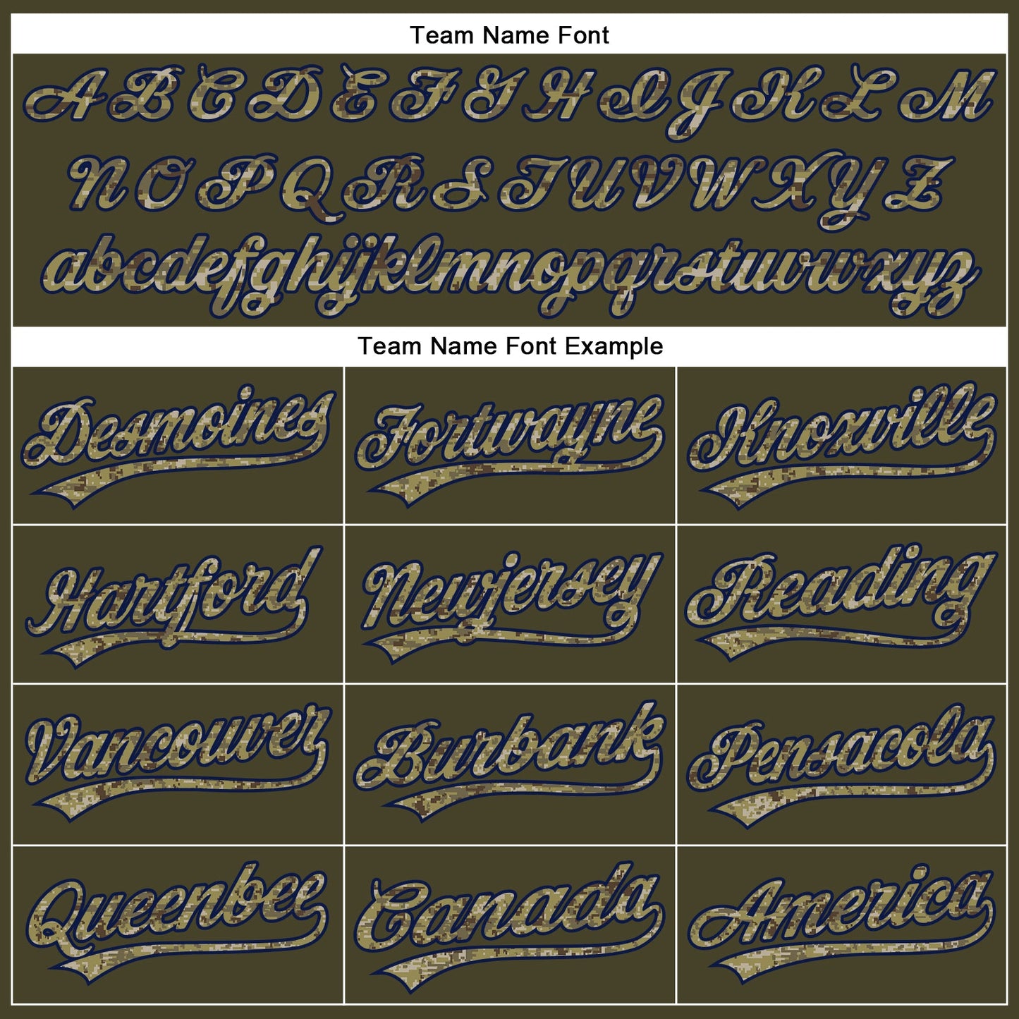Custom Olive Camo-Navy Performance Vapor Salute To Service Golf Polo Shirt