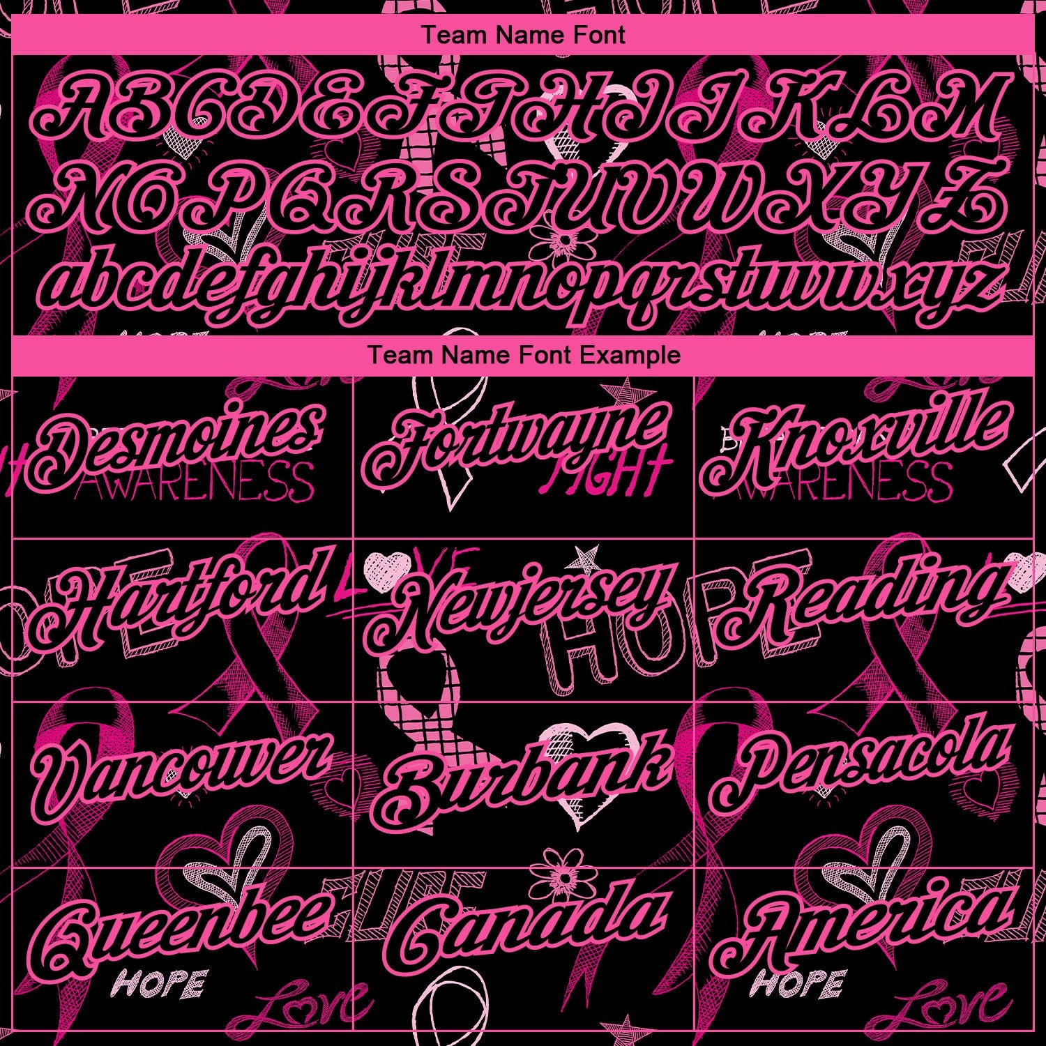 Custom Black Pink 3D Pattern Design Pink Ribbon Breast Cancer Awareness Month Women Health Care Support Performance Golf Polo Shirt