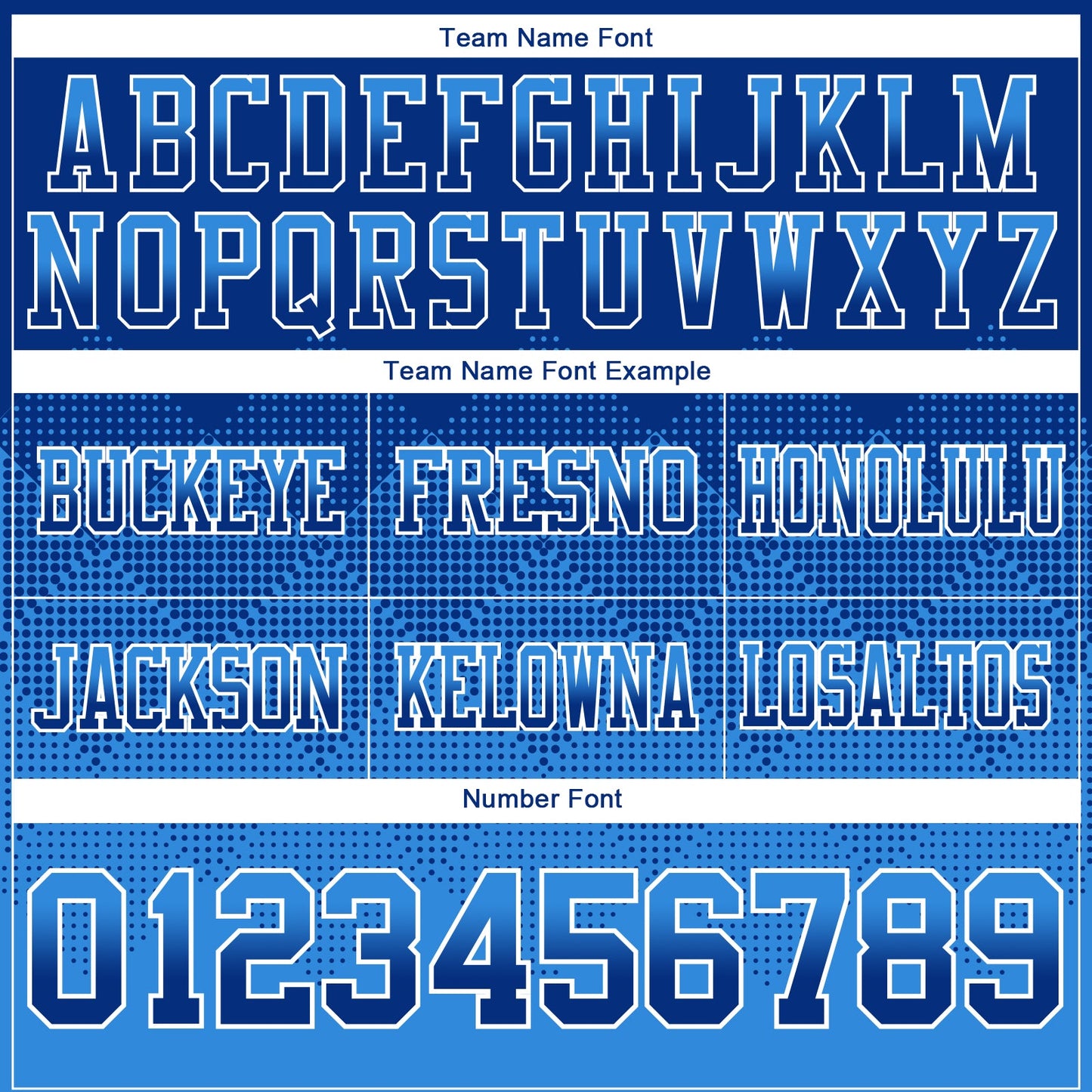 Custom Royal Powder Blue-White Authentic Gradient Square Shape 7V7 Flag Football Jersey