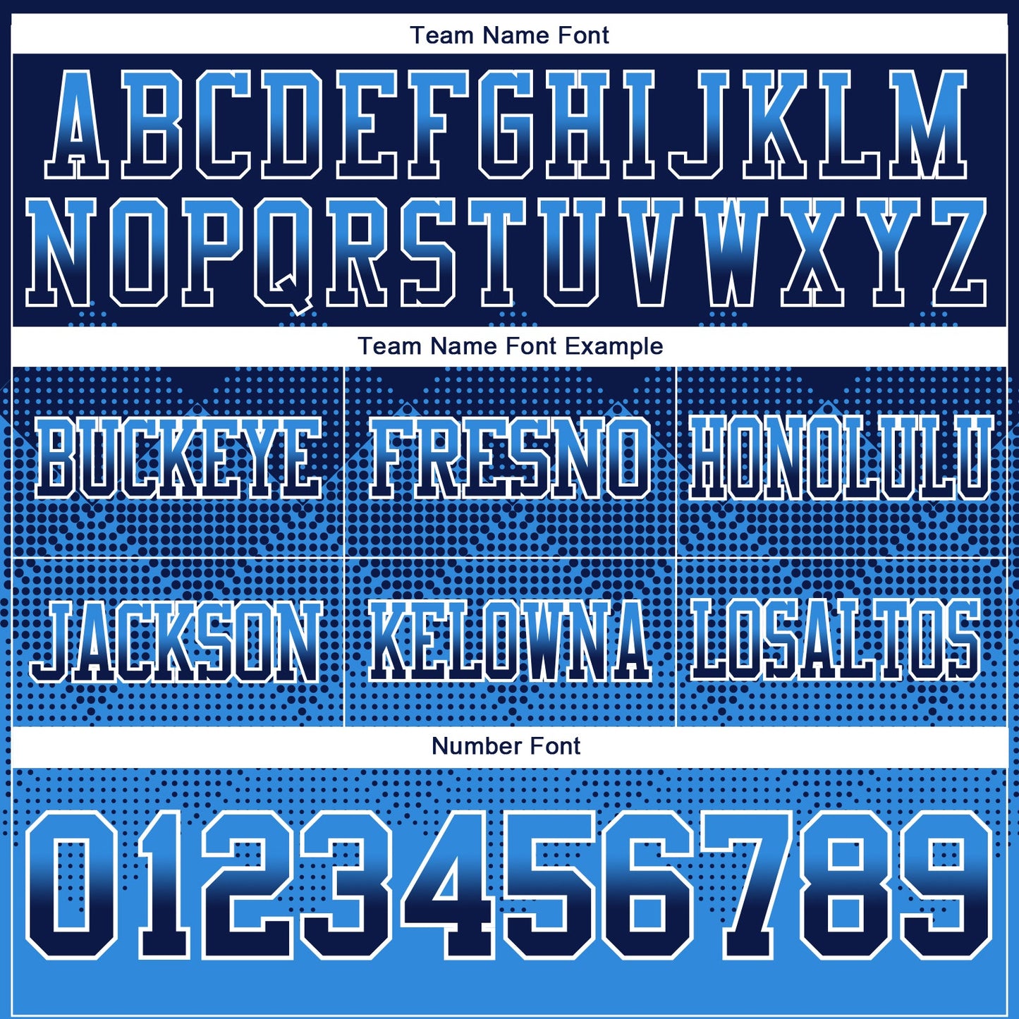 Custom Navy Powder Blue-White Authentic Gradient Square Shape 7V7 Flag Football Jersey