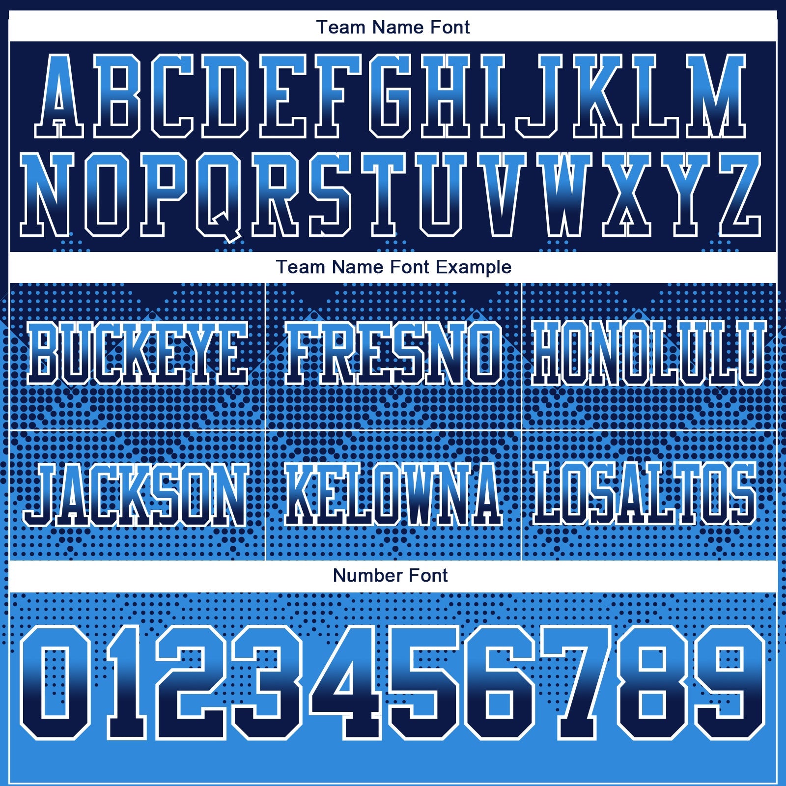 Custom Navy Powder Blue-White Authentic Gradient Square Shape 7V7 Flag Football Jersey