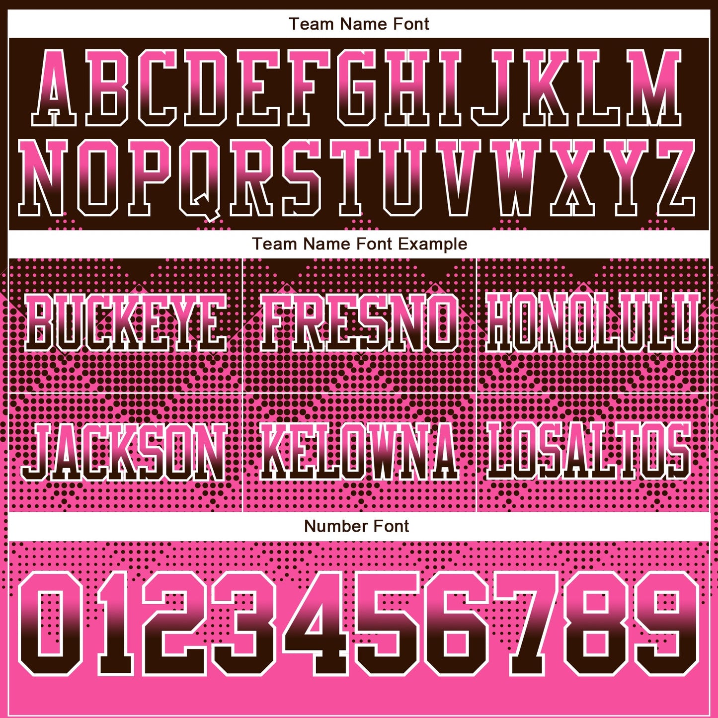 Custom Brown Pink-White Authentic Gradient Square Shape 7V7 Flag Football Jersey