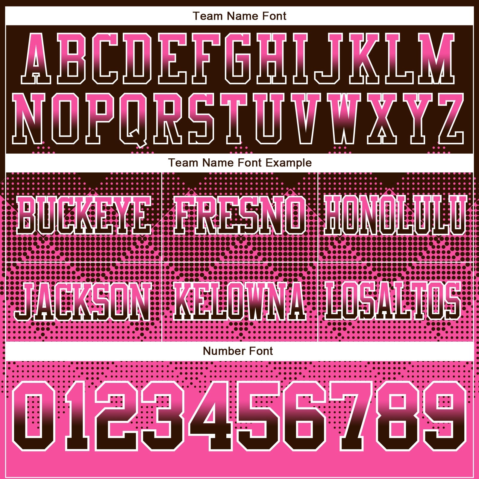 Custom Brown Pink-White Authentic Gradient Square Shape 7V7 Flag Football Jersey