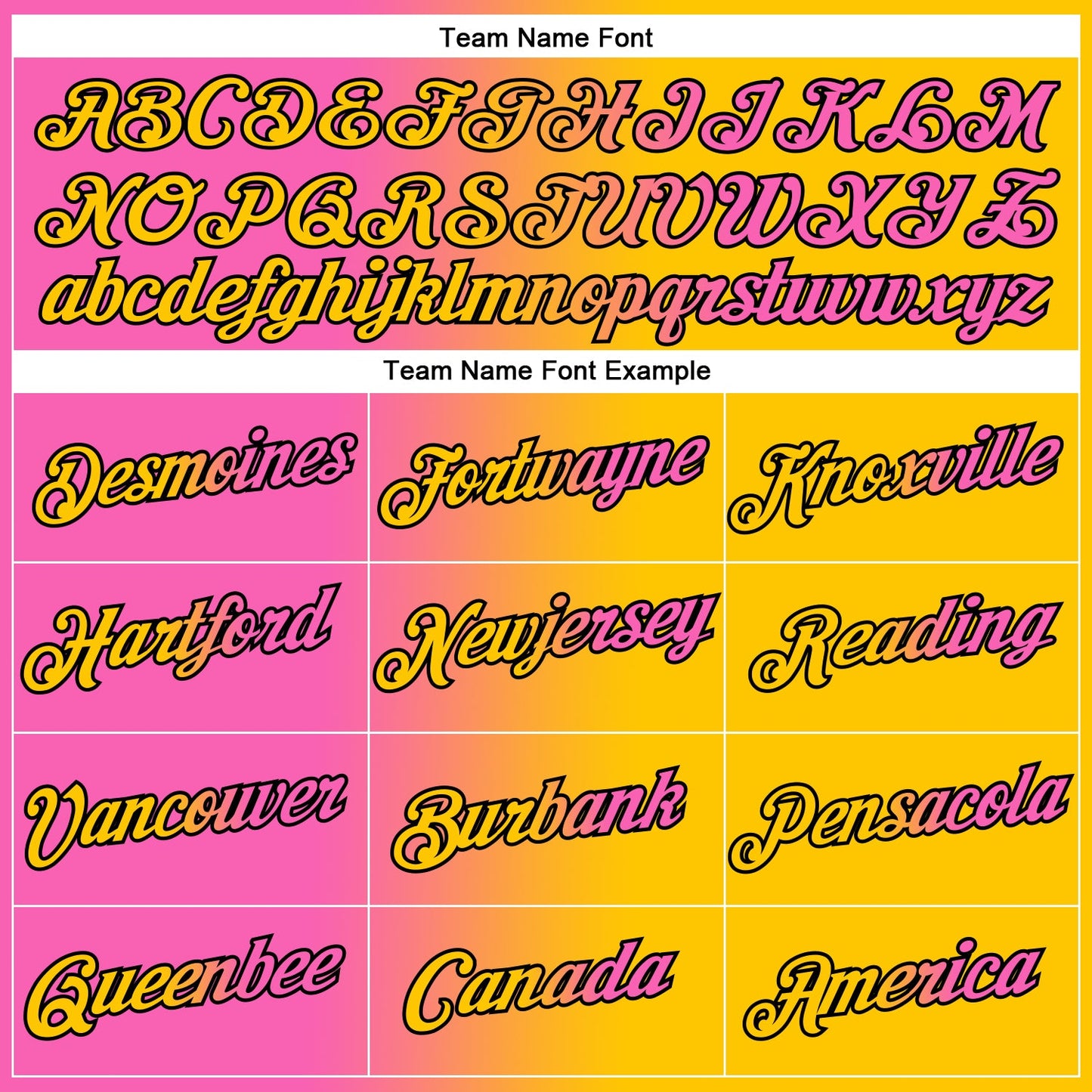 Custom Yellow Pink-Black Gradient Fashion Performance T-Shirt