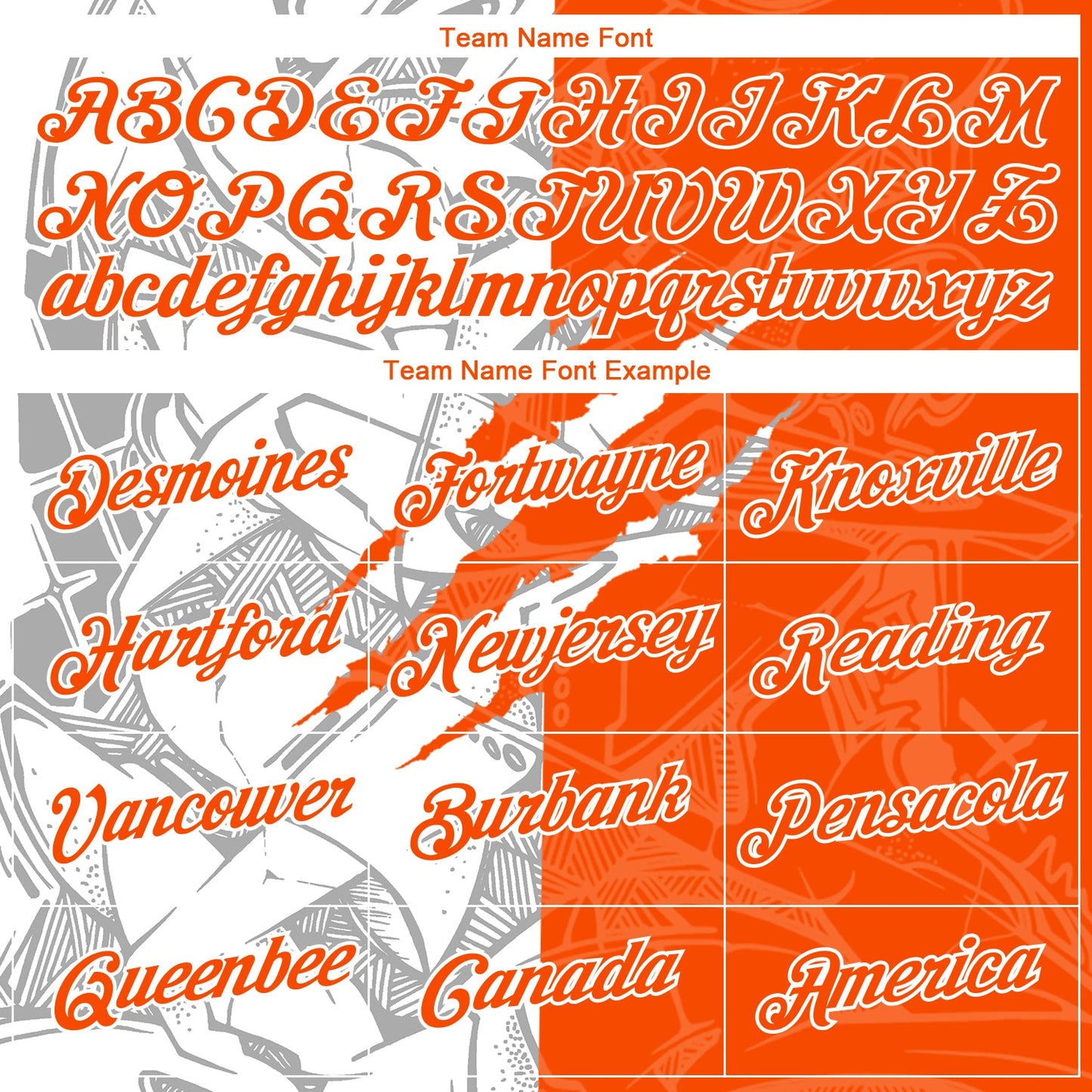 Custom Graffiti Pattern Orange-White Scratch 3D Performance T-Shirt