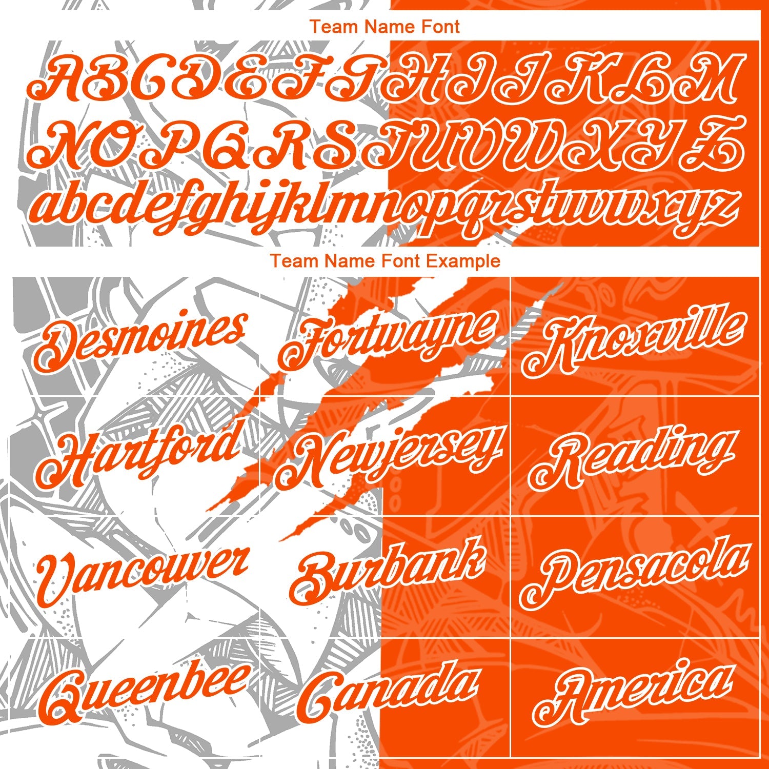 Custom Graffiti Pattern Orange-White Scratch 3D Performance T-Shirt