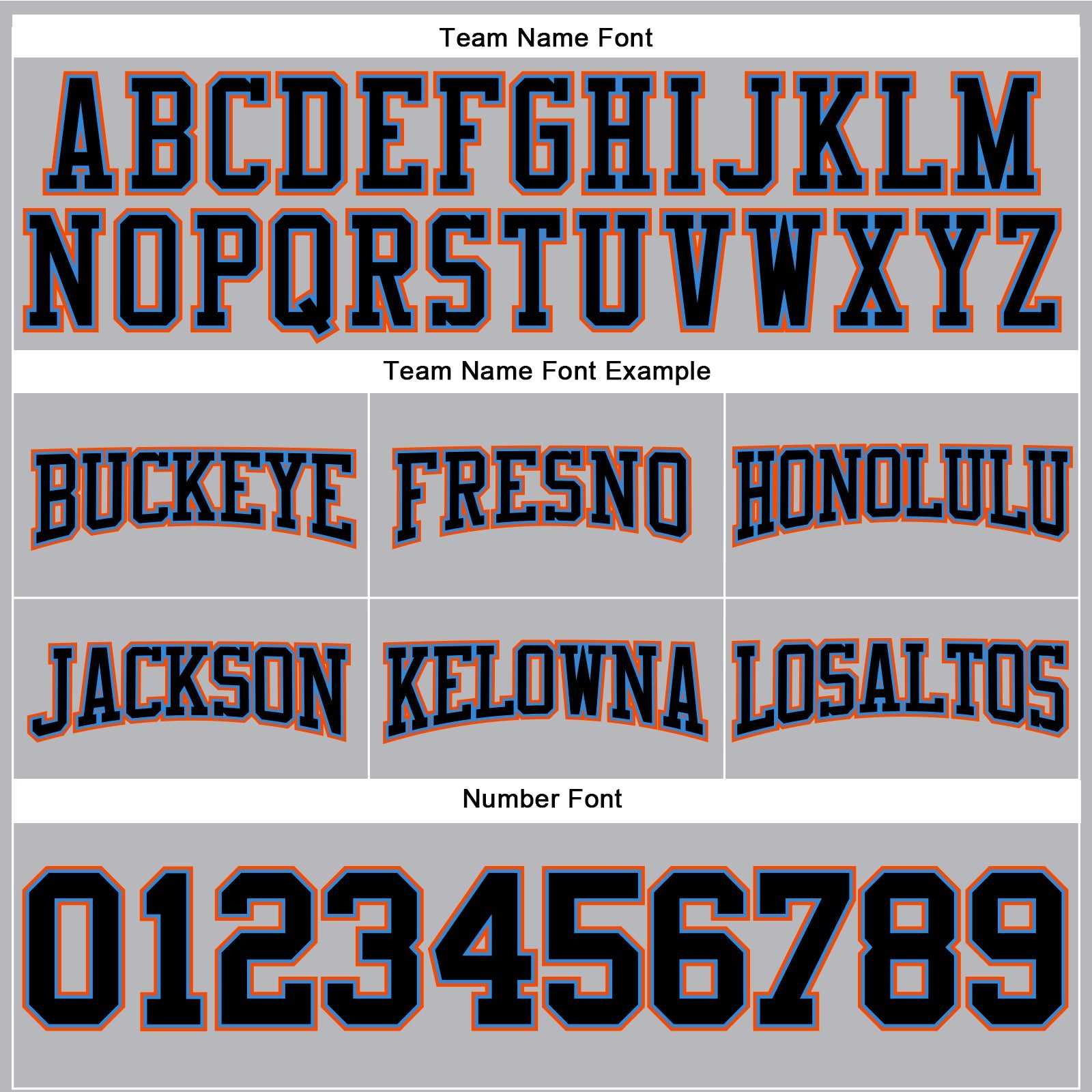 Custom Stitched Gray Black Powder Blue-Orange Football Pullover Sweatshirt Hoodie