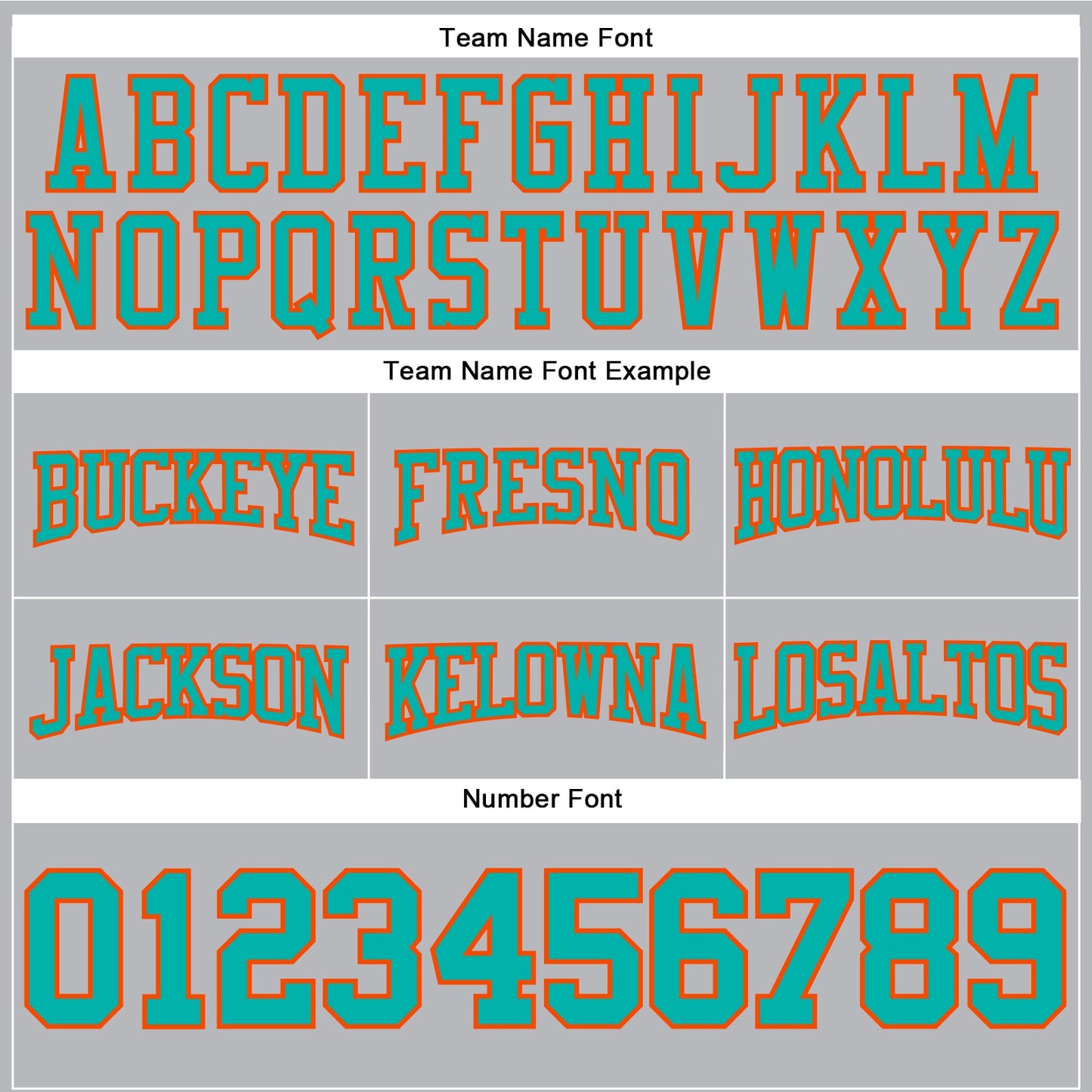Custom Stitched Gray Aqua-Orange Football Pullover Sweatshirt Hoodie