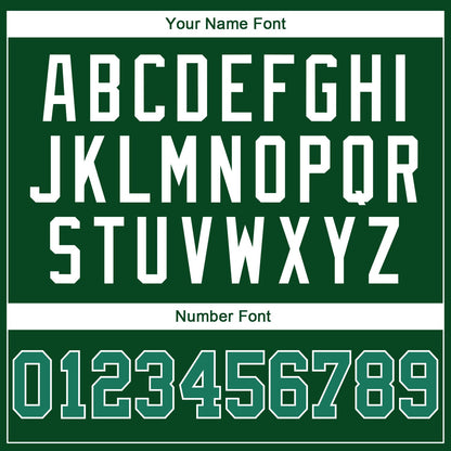 Custom Green Kelly Green-White Authentic Baseball Jersey