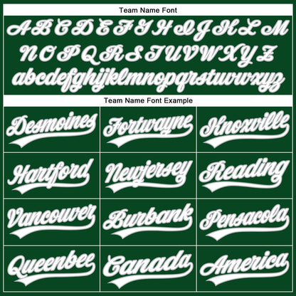 Custom Green White Pinstripe Gray Authentic Baseball Jersey