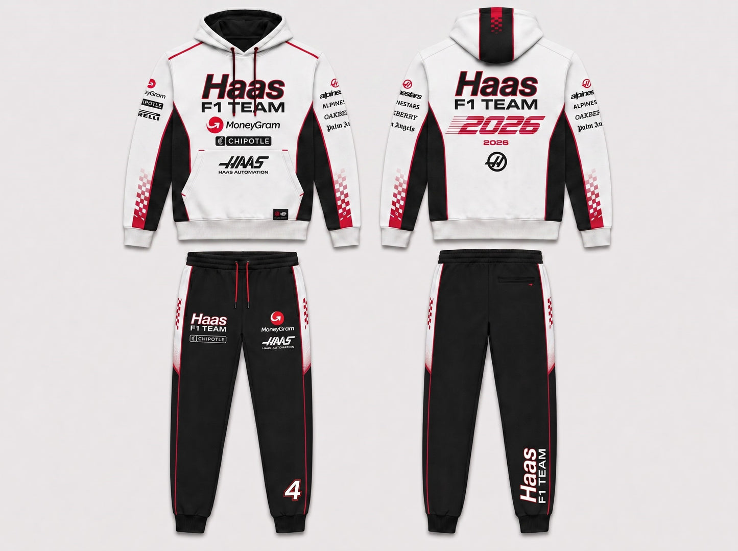 Formula Racing F1 Hoodie & Sweatpants Set — Motorsport Team Inspired Tracksuit — Racing Fan Outfit 2 - Custom Fan Apparel Image 17