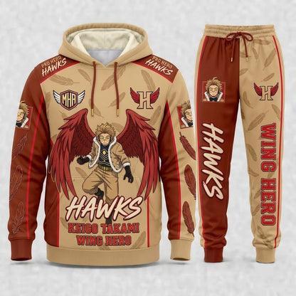 Limited Edition Hero Academy Anime Set — Hoodie & Sweatpants | Streetwear Gift - Custom Fan Apparel Image 6