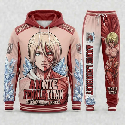 Limited Edition Titan Anime Fan Set — Hoodie & Sweatpants - Custom Fan Apparel Image 11