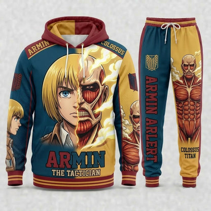 Limited Edition Titan Anime Fan Set — Hoodie & Sweatpants - Custom Fan Apparel Image 3