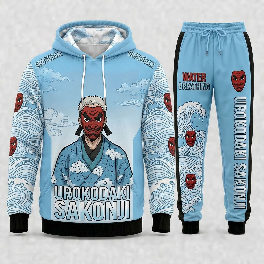 Limited Edition Demon Hunter Set | Anime Slayer Inspired Fan Hoodie & Sweatpants - Custom Fan Apparel Image 17