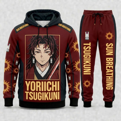 Limited Edition Demon Hunter Set | Anime Slayer Inspired Fan Hoodie & Sweatpants