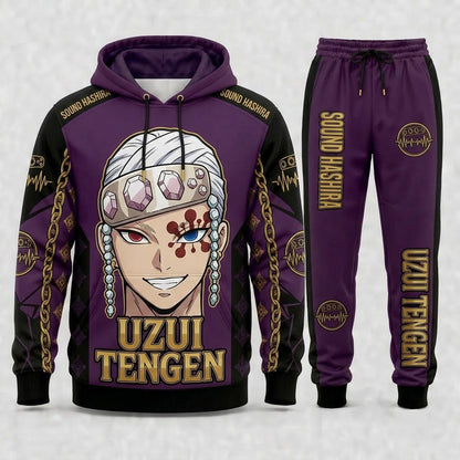 Limited Edition Demon Hunter Set | Anime Slayer Inspired Fan Hoodie & Sweatpants - Custom Fan Apparel Image 7