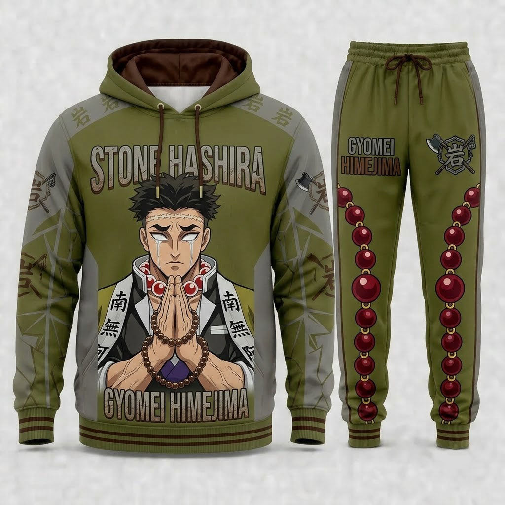 Limited Edition Demon Hunter Set | Anime Slayer Inspired Fan Hoodie & Sweatpants - Custom Fan Apparel Image 9